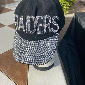 Baseball Hat Raiders blinged Rhinestone